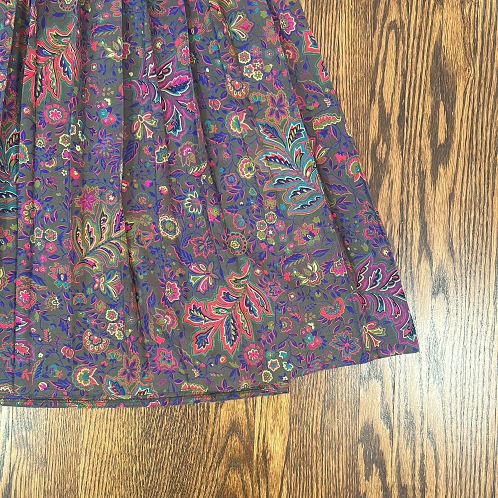 Floral Patterned Women's Skirt - Picture 4 of 8